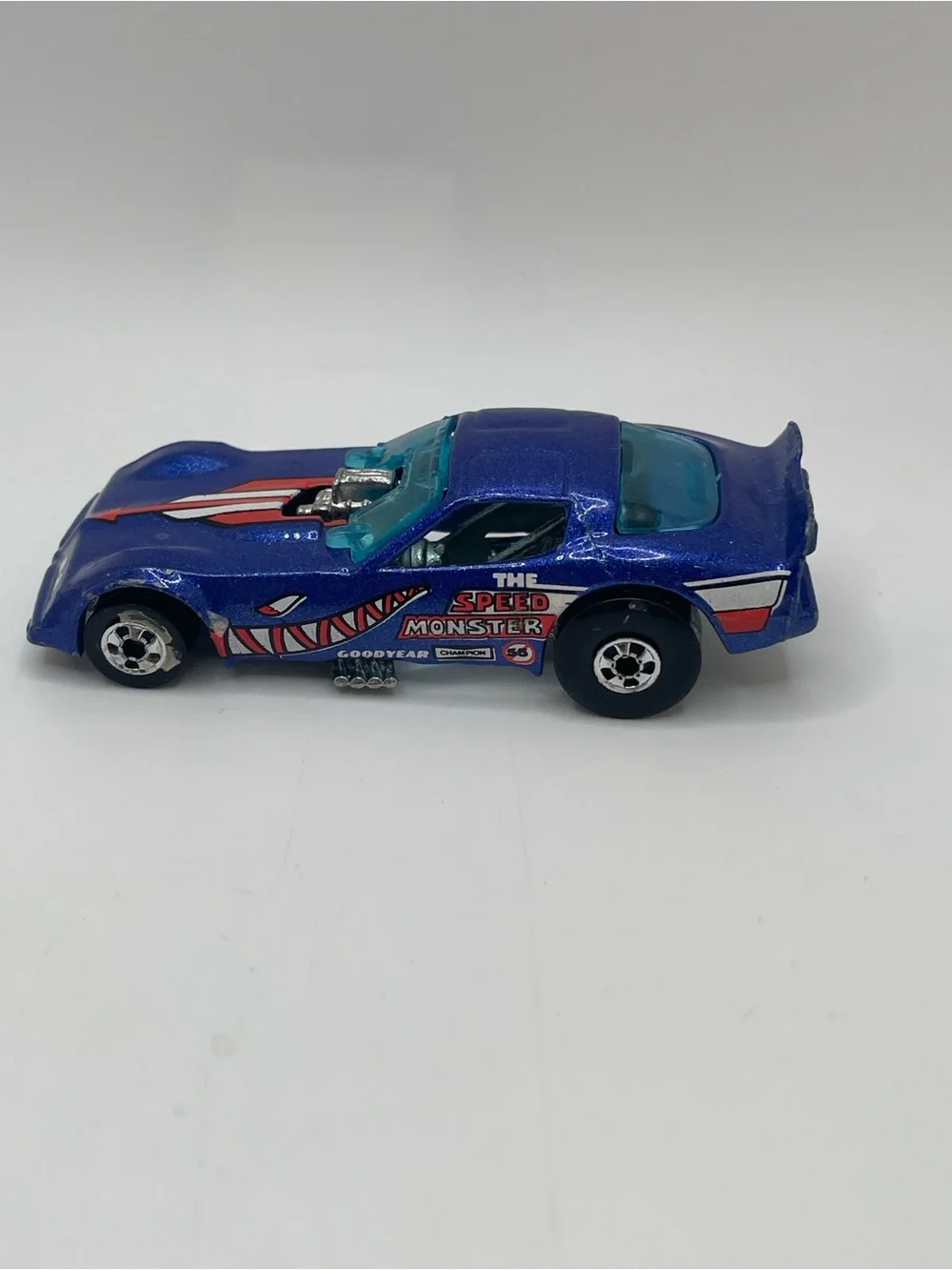 Vintage 1987 Hot Wheels FIREBIRD FUNNY CAR The Speed Monster Blackwall Dragster